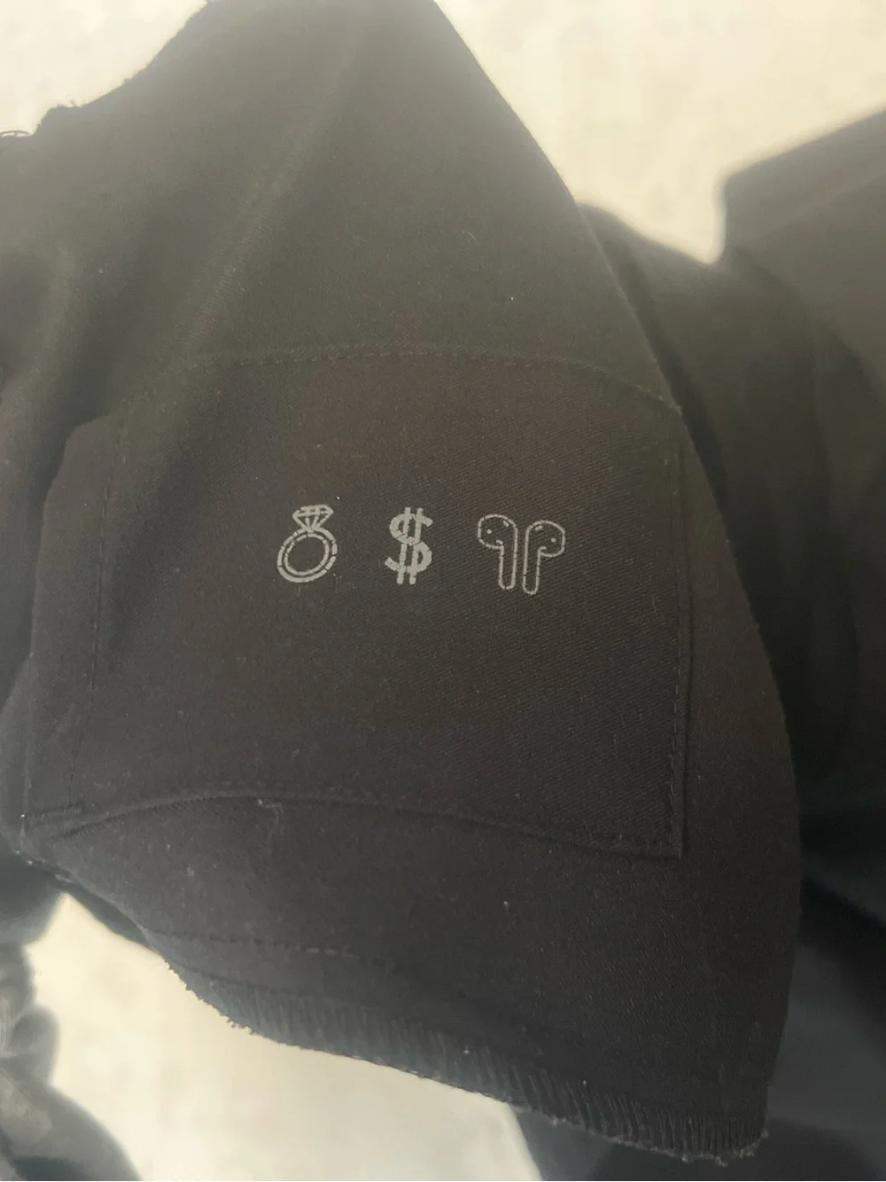 Figs Black Drawstring Jogger Pants